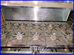 SOUTH BEND 60 Gas 10 Burner Range With 2 Two 26 Ovens Commercial