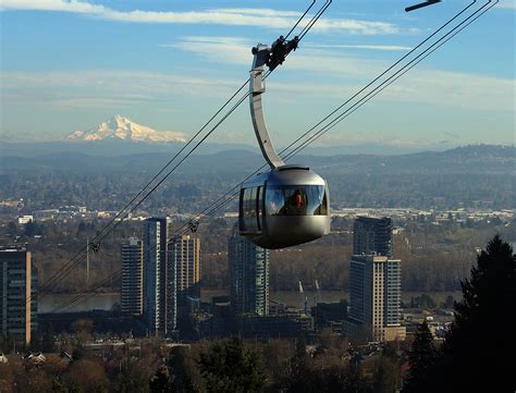 Cable Car Photo Of The Week Portland Aerial Tram The Gondola Project