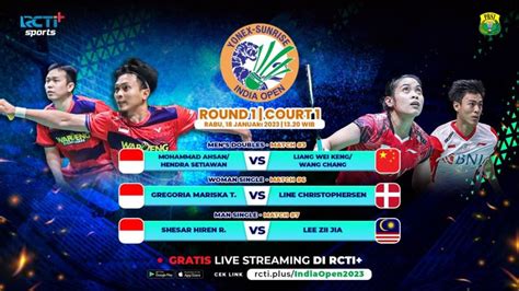 Link Live Streaming Babak Besar India Open Gratis Di Rcti Plus