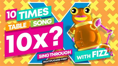 10 Times Table Song (Sing-Through) | Multiplicand First | Education Box ...