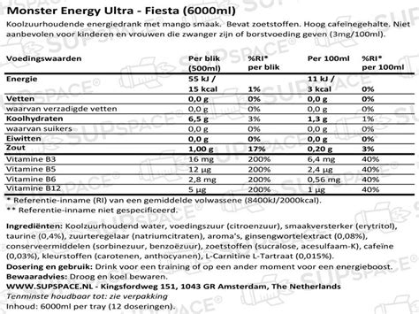 Monster Energy Ultra Peachy Keen 12 X 500 Ml What Sup