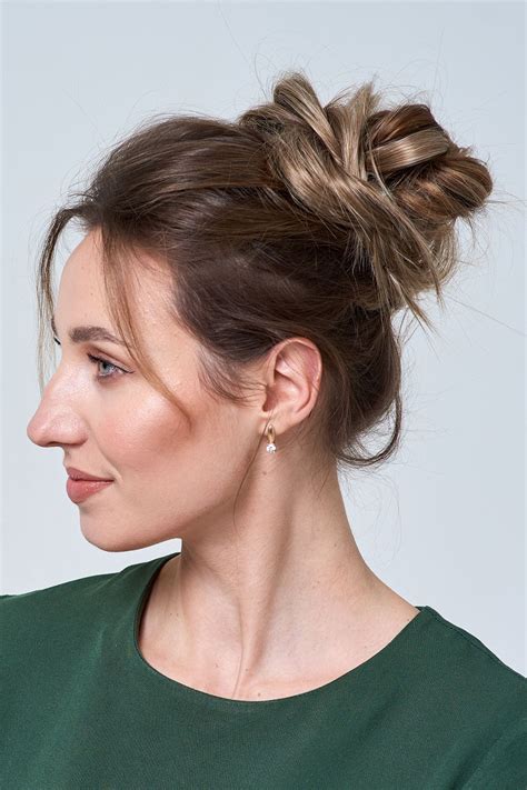 Unique How To Do A Quick Messy Bun With Short Hair For Bridesmaids