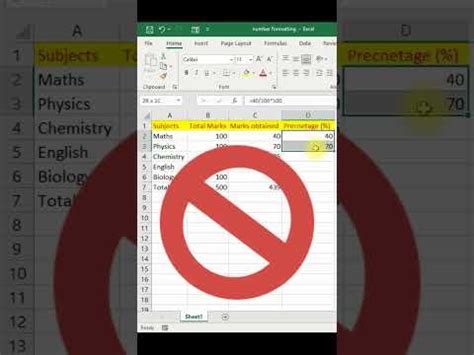 Percentage Format Number Formats Excel Hacks Excel Tips And Tricks