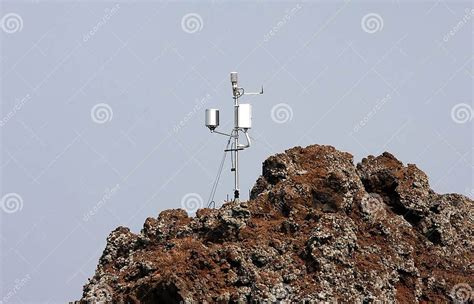 Seismometer At Mount Vesuvius Naples Italy Stock Image Image Of