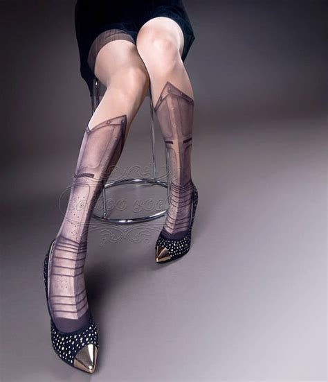 Tattoo Tights Warrior Princess Nude Color One Size Full Etsy