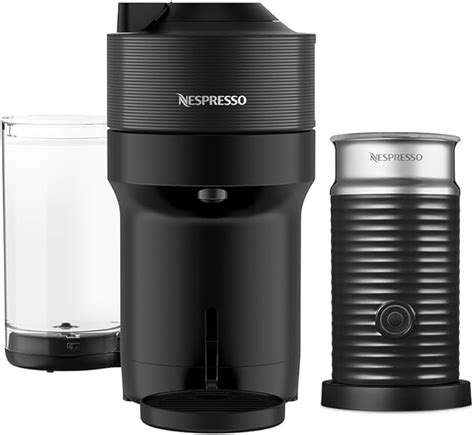 Nespresso Cafetera Vertuo Pop Color Black Combo Con Espumador De