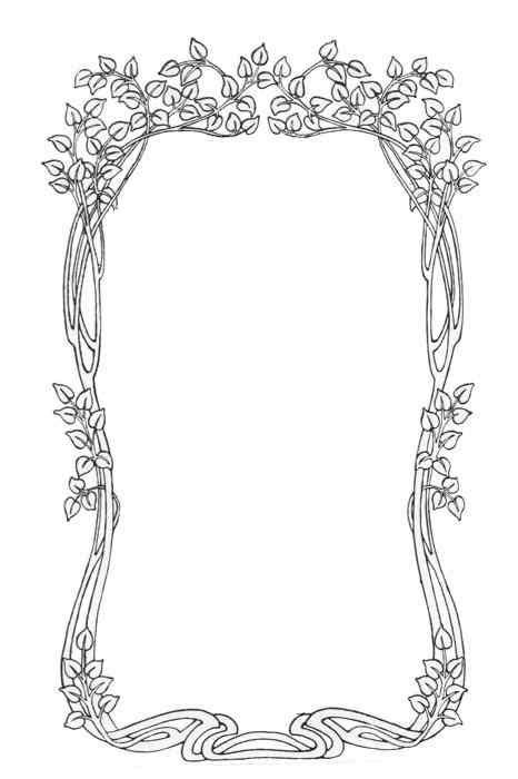 Free Public Domain Historical Clipart Art Nouveau Illustration Art