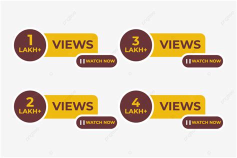 Transparent Lakh Plus Views To Banner Free Vector Hd K Views