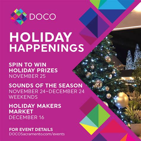 Holiday Happenings Downtown Commons DOCO At Downtown Commons DOCO