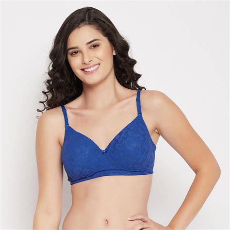 Clovia Padded Non Wired Full Cup Multiway Bra Blue Buy Clovia Padded Non Wired Full Cup