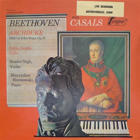 LP BEETHOVEN Archduke Trio Met Pablo Casals