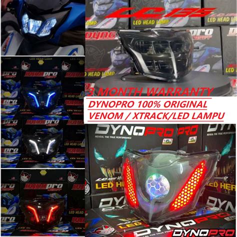 DYNOPRO LC135 V2 V7 LAMPU DEPAN LED LC NEW HEADLAMP LED VENOM