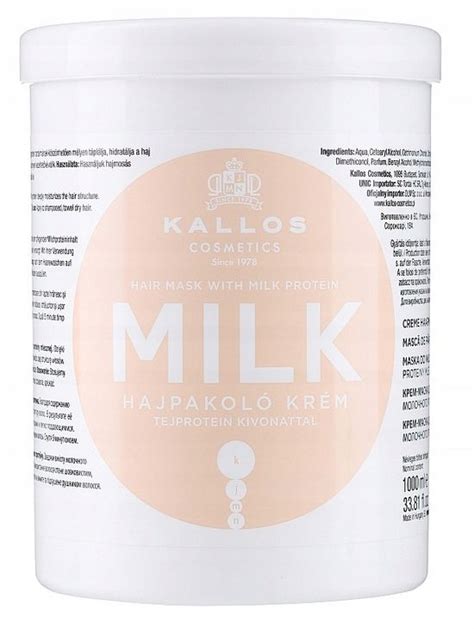 Kallos KJMN Maska Milk Z Proteinami Mleka 1000 Ml 10988444399 Allegro Pl