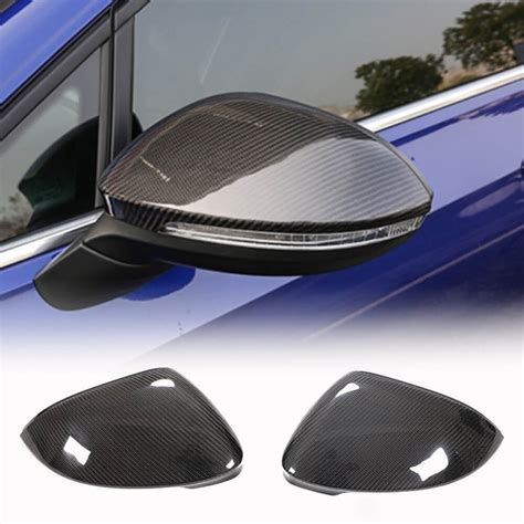 Carbon Fiber Body Kits For Golf 8 Mk8 Rline Tagged Mk8 Carbon Mirror Caps Carbon Fiber