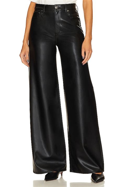 Rag Bone Sofie Faux Leather Pant In Black REVOLVE