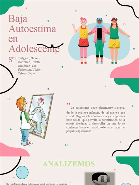 Factores Que Influyen En La Baja Autoestima De Los Adolescentes Pdf