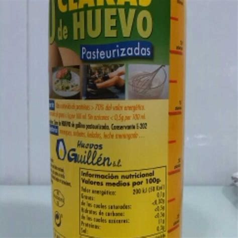 Valor Nutricional Claras De Huevo Mercadona Normalweb Es