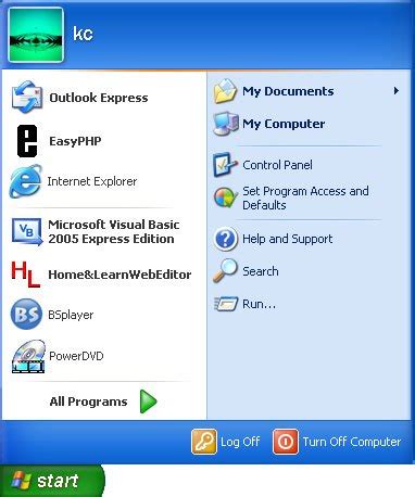 Windows Xp Start Menu Icon at Vectorified.com | Collection of Windows ...