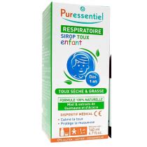 Sirop Toux Respiratoire Enfant Sèche Grasse Puressentiel 140 ml