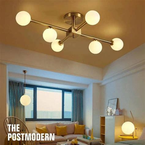 Luxury 6 Heads Nordic Modern Magic Living Bedroom Ceiling Lamp Simple