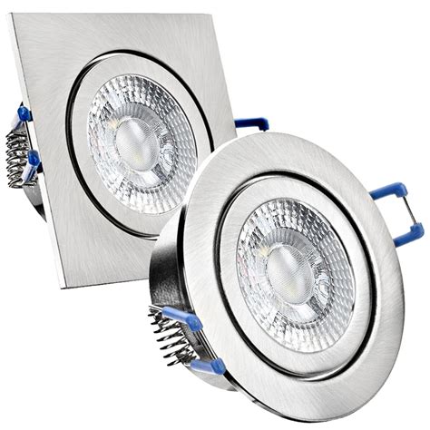 Led V Einbaustrahler Bad Feuchtraum Dusche Spot Ip Gu Trafo Set