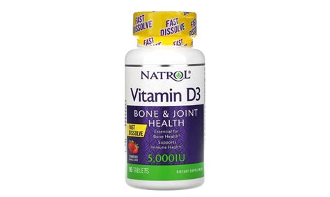 Витамин Д Natrol Vitamin D3 5000 IU (МЕ) | отзывы