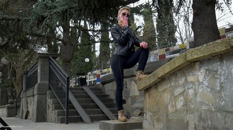 Stylish Russian Babe Smoking A Cigarette 14 Photos