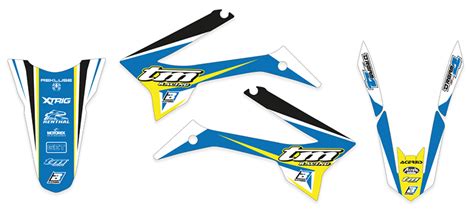 Kit Adesivi Grafiche Dream 4 Blackbird Tm En 125 144 250 300 Tm Mx 125