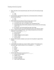 Marketing Test Review Questions Docx Marketing Test Review