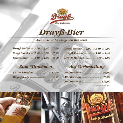 Speisekarte Lorsch Back Und Brauhaus Dray