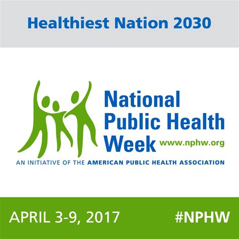 Nphw On Twitter National Public Health Week Begins Today April