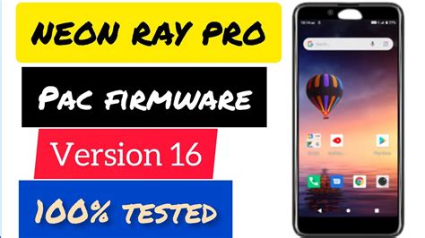 New Neon Ray Pro V16 Pac Firmware YouTube