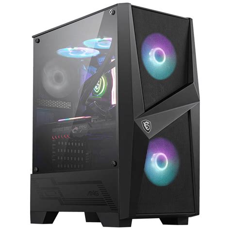 MSI MAG FORGE 100R Tempered Glass ARGB USB 3 2 Mid Tower Kasa ITOPYA