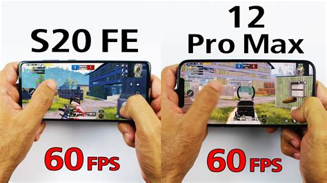 Samsung S20 FE Vs IPhone 12 Pro Max PUBG MOBILE TEST IOS 15 1 PUBG