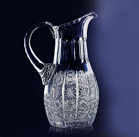 Bohemia Crystal Water Jug Bohemia Crystal Original Crystal From Czech Republic