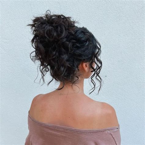 Curly Hairstyles For Wedding Day Inspiration In Curly Wedding