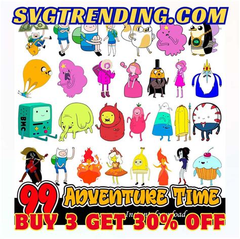 Adventure Time Svg Bundle Adventure Time Png Bundle Adventure Time