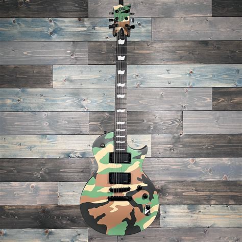 Esp Ltd Ec 1000 Electric Guitar Woodland Camo Satin