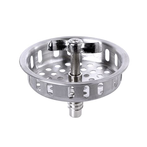 Spin And Seal Sink Basket Strainer Wthreaded Stopper Function