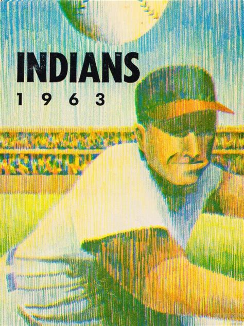 1963 Cleveland Indians Art By Row One Brand Wall Art