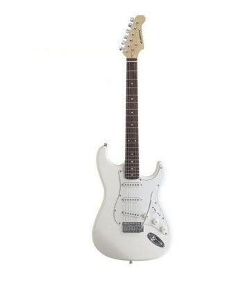 Guitarra eléctrica Daytona tipo Stratocaster ST309 Blanca