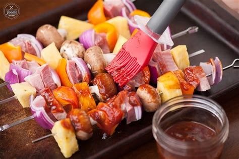 Hawaiian Ham Skewers Shish Kababs Self Proclaimed Foodie
