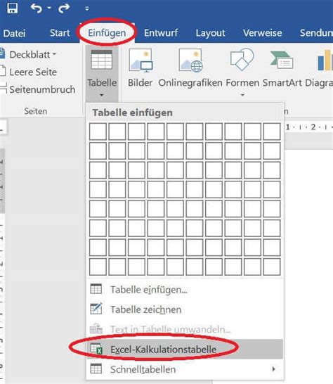 Ideen F R Excel Tabelle In Word Einf Gen Beste Wohnkultur