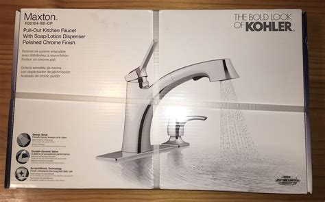 Kohler Maxton R30124 Sd Cp Polished Chrome Kitchen Faucet W Soap