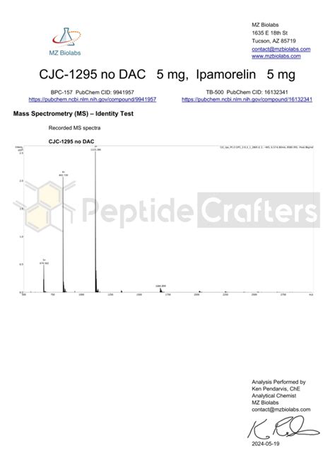 CJC 1295 No DAC Mod GRF 1 29 Ipamorelin 10mg 5mg 5mg Blend