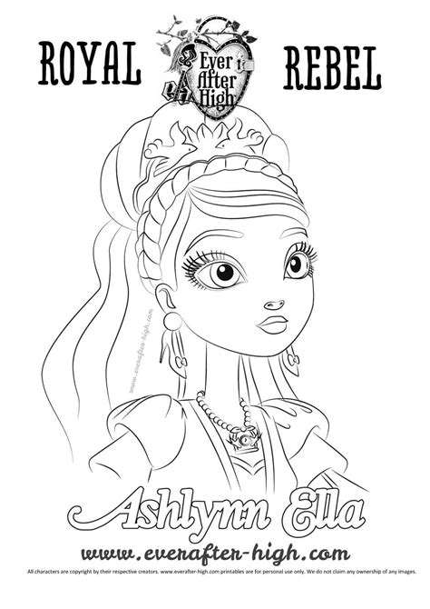 Ever After High Dragon Games Coloring Pages At Free