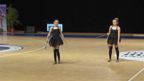 Twirling Bâton Fftb 2016 Finale N3 Duo Cadet Youtube