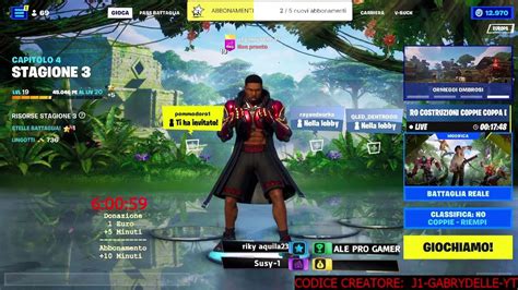 REGALO SKIN E RICARICA DA 15 A CHI SI ISCRIVE FORTNITE LIVE ITA