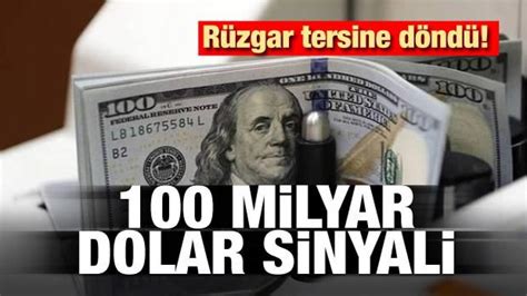 R Zgar Tersine D Nd Milyar Dolar Sinyali Ekonomi Haberleri Ekonom