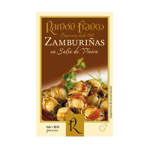 Zamburiñas en Salsa de Vieira Ramón Franco 115 gr Repsol